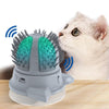 Automatisches Katzenmassagegerät Grau mit LED - MyPeZ