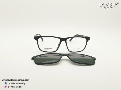 La Vista Eye Wear Clip on-Square-Gray-Mod : LV 005 - Color : 03 –  lavidavision