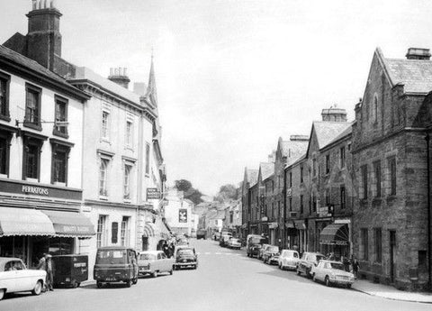 The road where A Farley's original shop in Tavistock, Devon was located