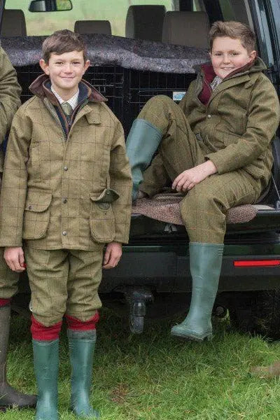 ALAN PAINE Rutland Waistcoat Kids Tweed Lichen A Farley