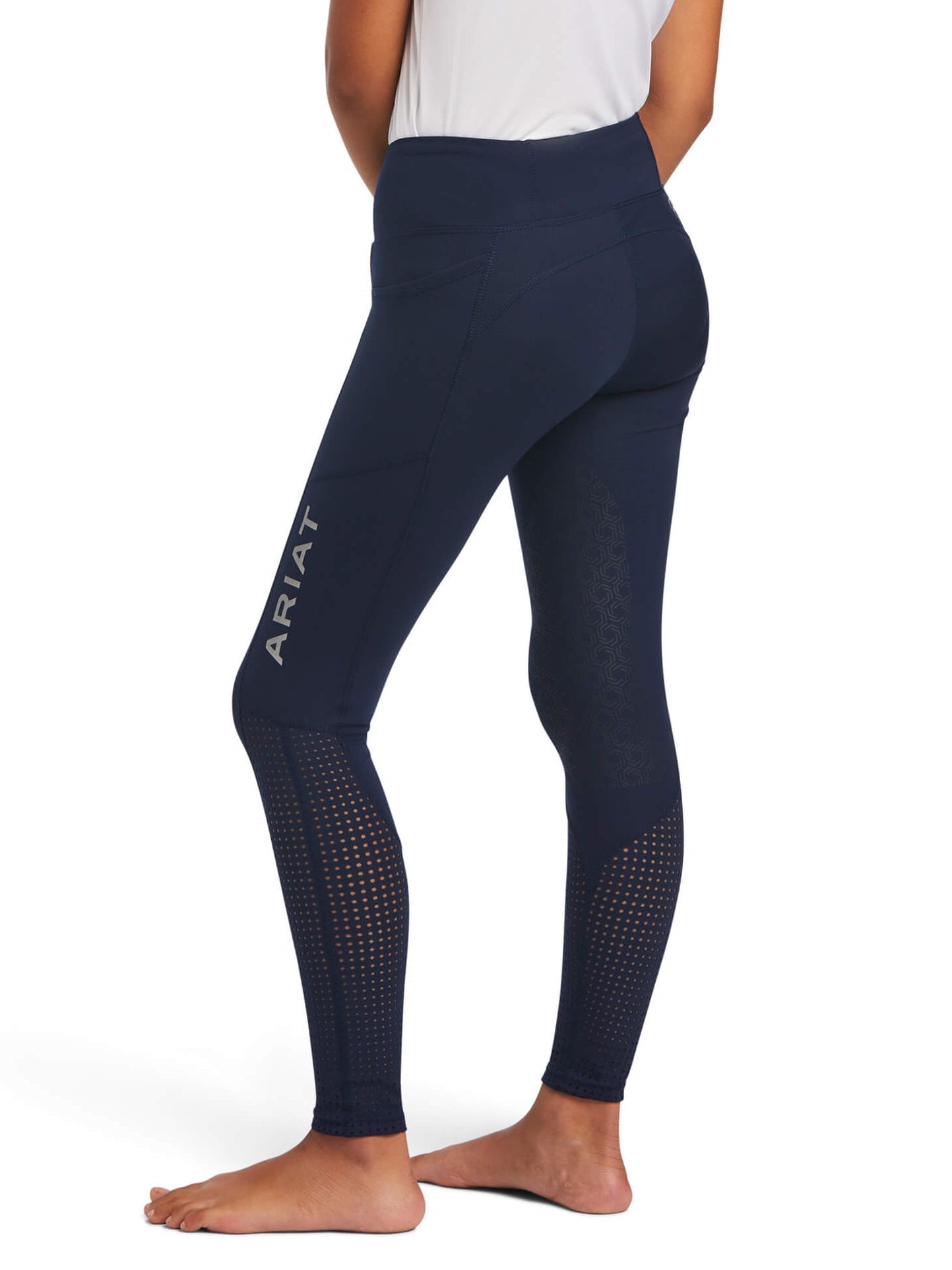 ARIAT Eos Knee Patch Riding Tights - Womens - Navy – A Farley