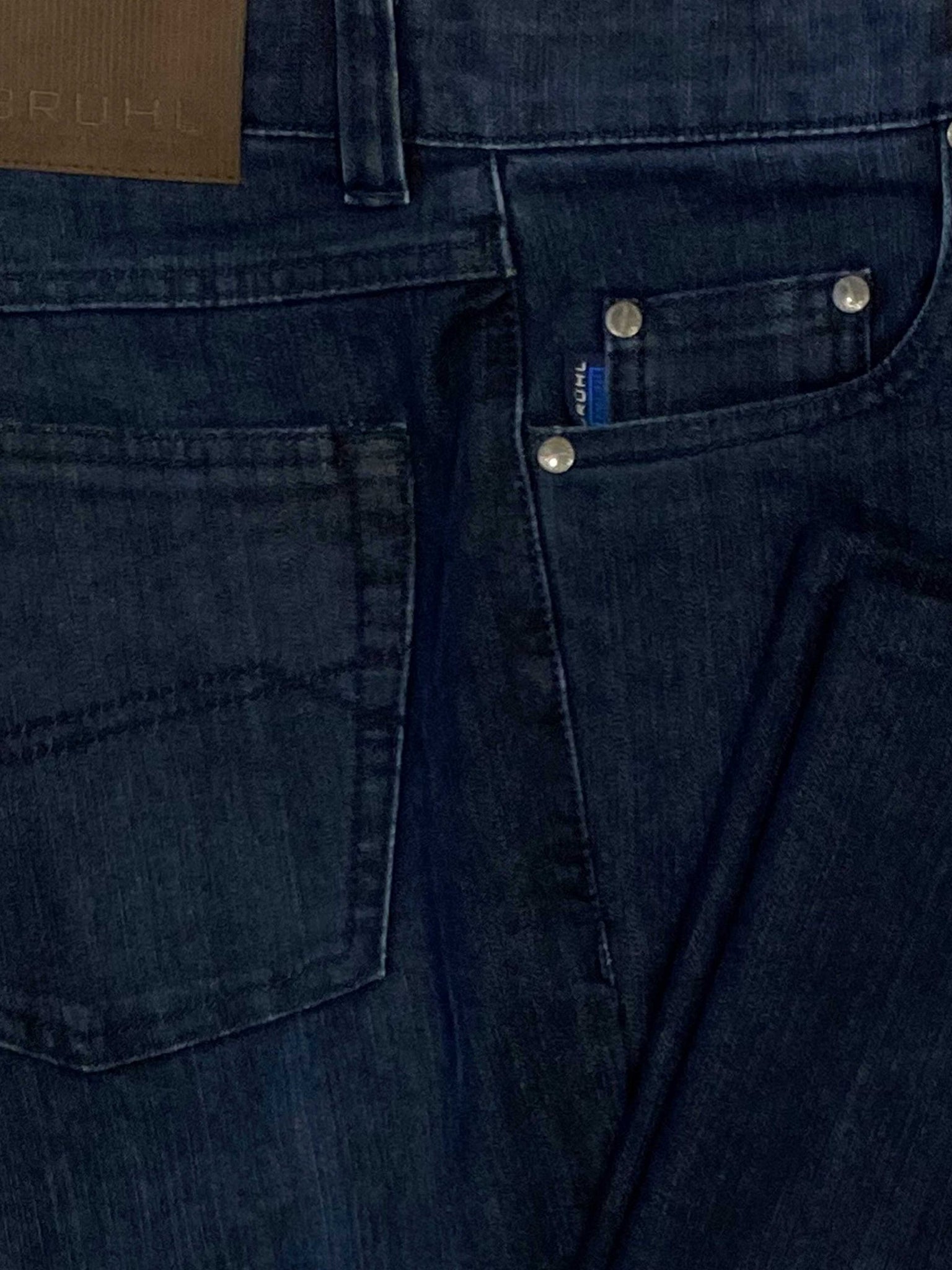 BRUHL Jeans - Harry Stretch Denim Regular Fit - Dark Blue – A Farley ...