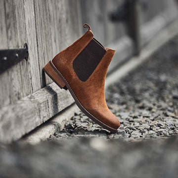 værst Forespørgsel ide CHATHAM Ladies Arlington Suede Chelsea Boots - Tan – A Farley