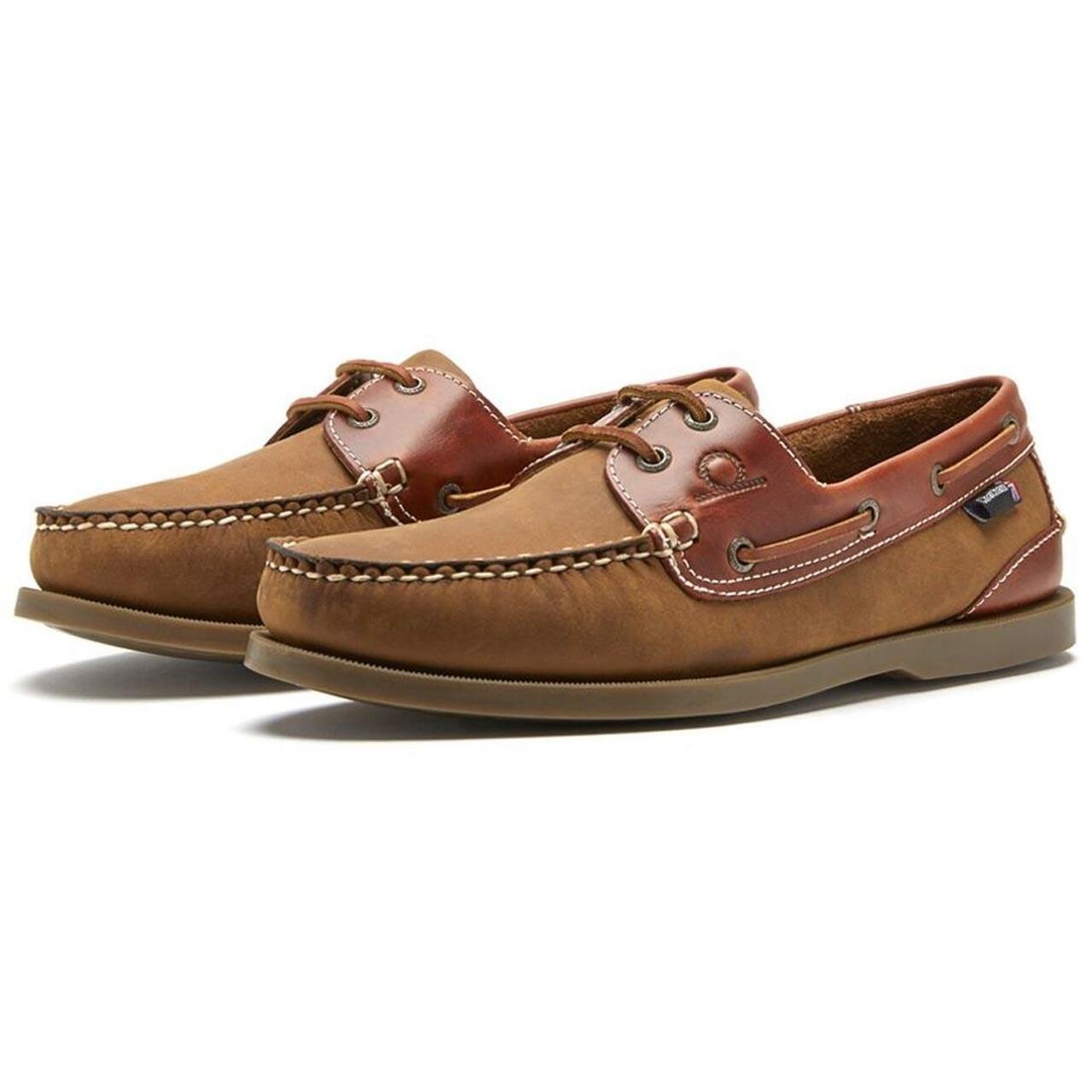 CHATHAM Ladies Bermuda G2 Leather Boat Shoes - Walnut/Brown Snake – A Farley