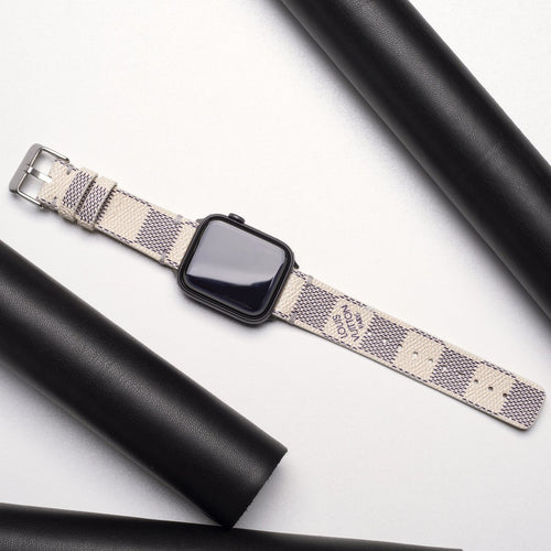 Brown Checkered LV Luxury High End Apple Watch band – Royalty High