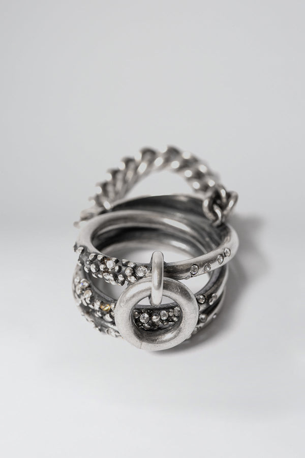 希少 ANN DEMEULEESTER Locking Ring | hartwellspremium.com