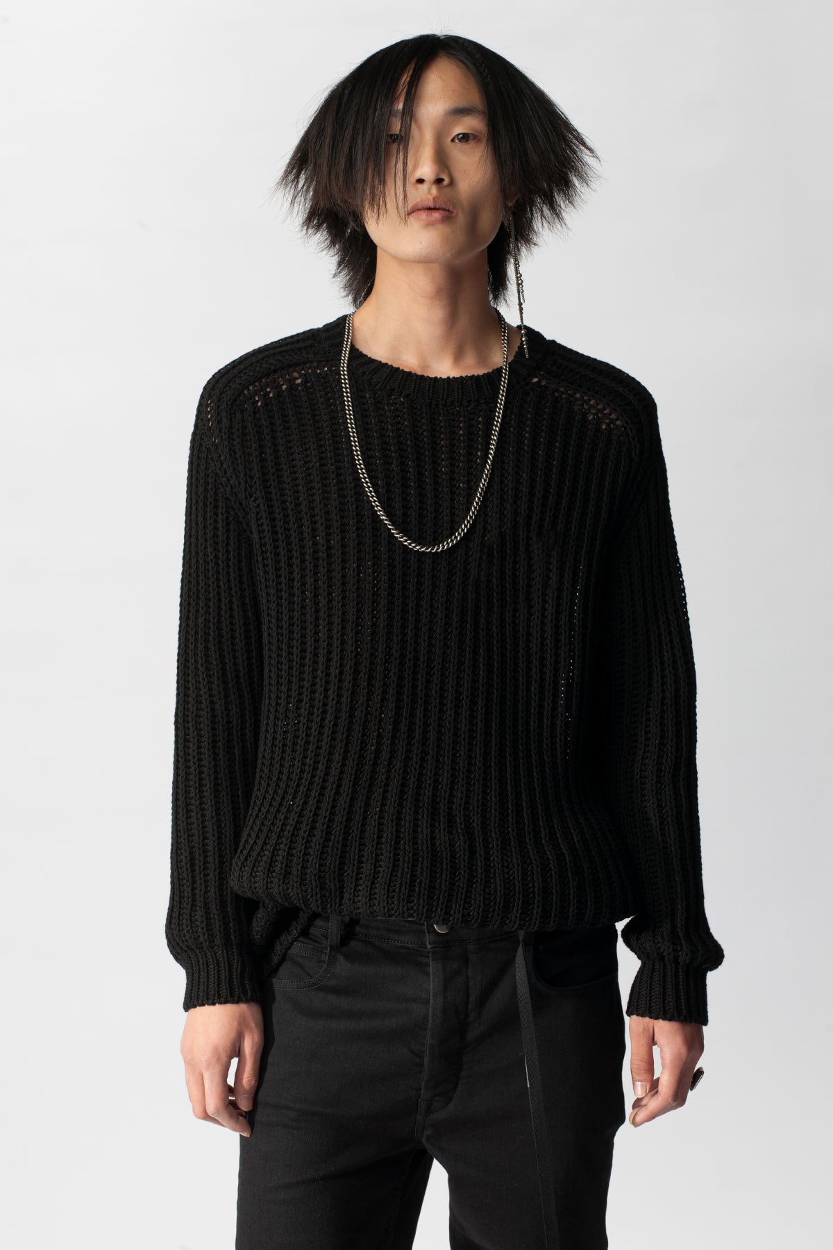 Ann DEMEULEMEESTERメッシュニット-