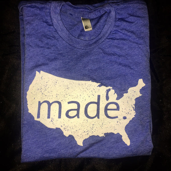 American Made Heather Blue Unisex T-Shirt – Freedom United Nation™