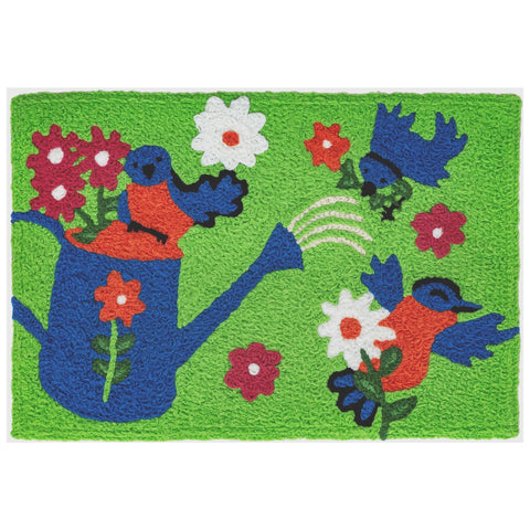 Jellybean JBL-RR020 20 x 30 in. Snow Couple & Cardinals Area Rug