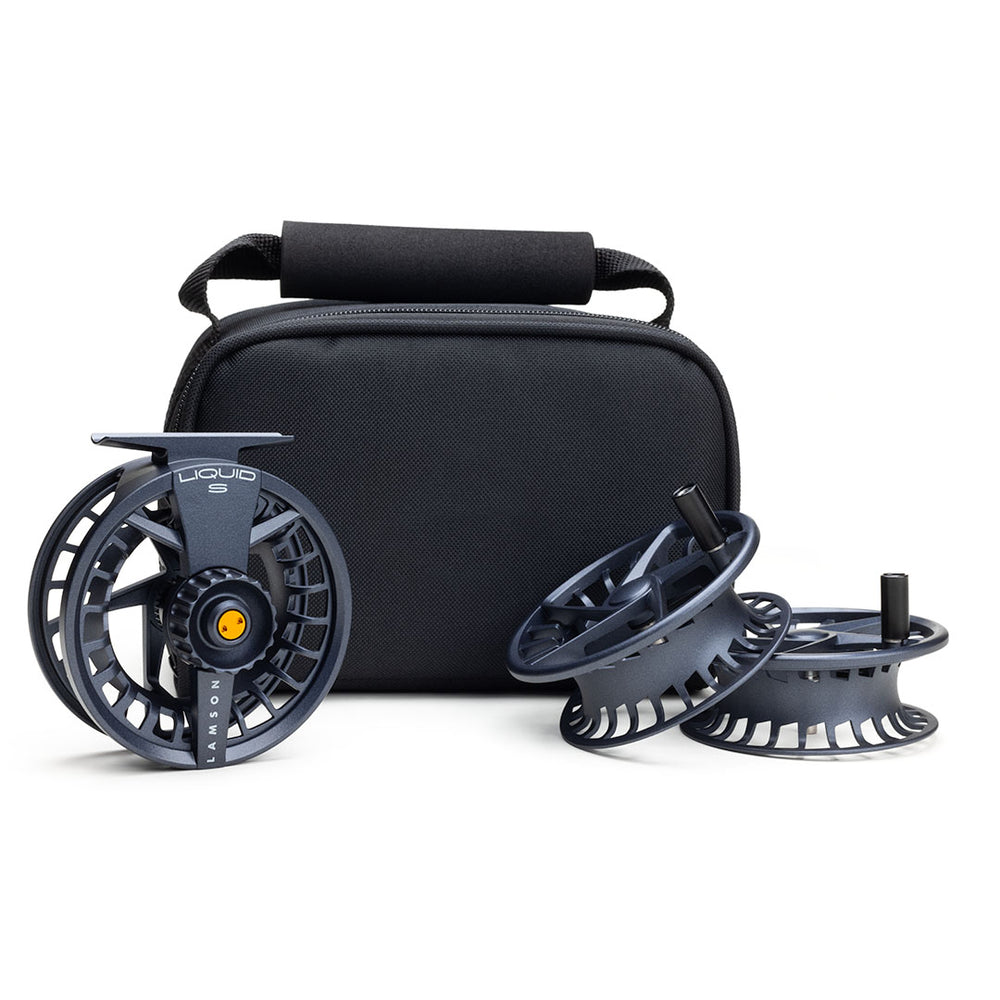 Liquid 3-Pack Fly Fishing Reel & Spools – LAMSON