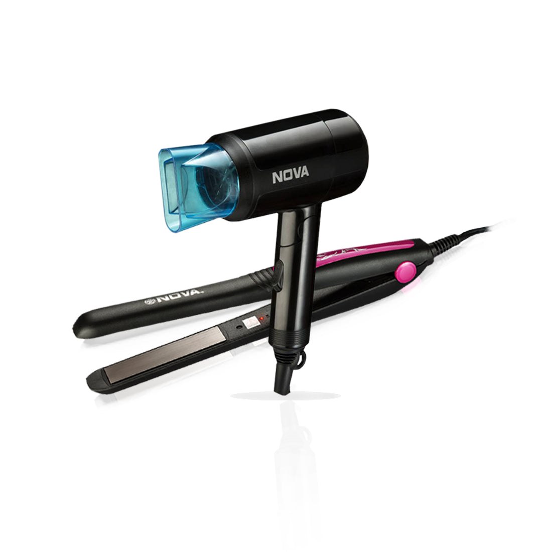 Nova 3 In 1 Hair Straightener  Curler  Professional Hair Dryer