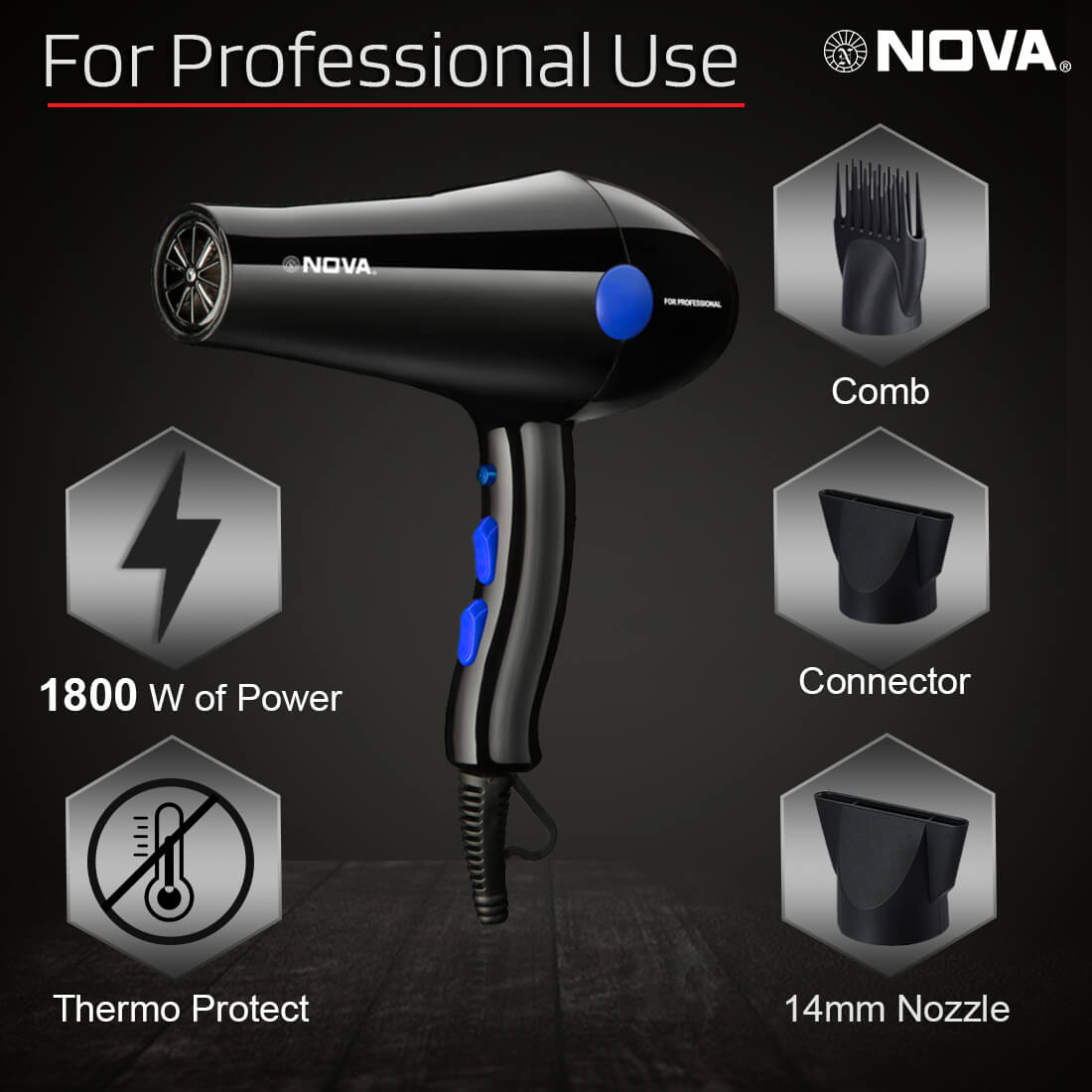 Nova Hair Dryer NHP8100  JioMart