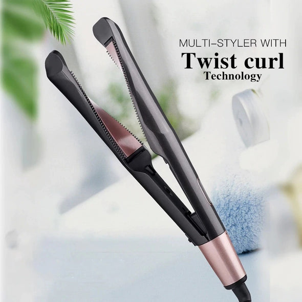 2-In-1 Smooth & Curl - Flat Iron / Curler