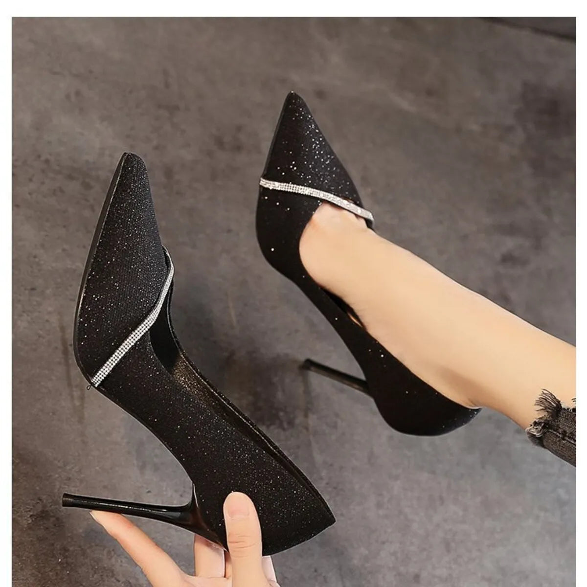 Point Toe Stiletto Pumps
