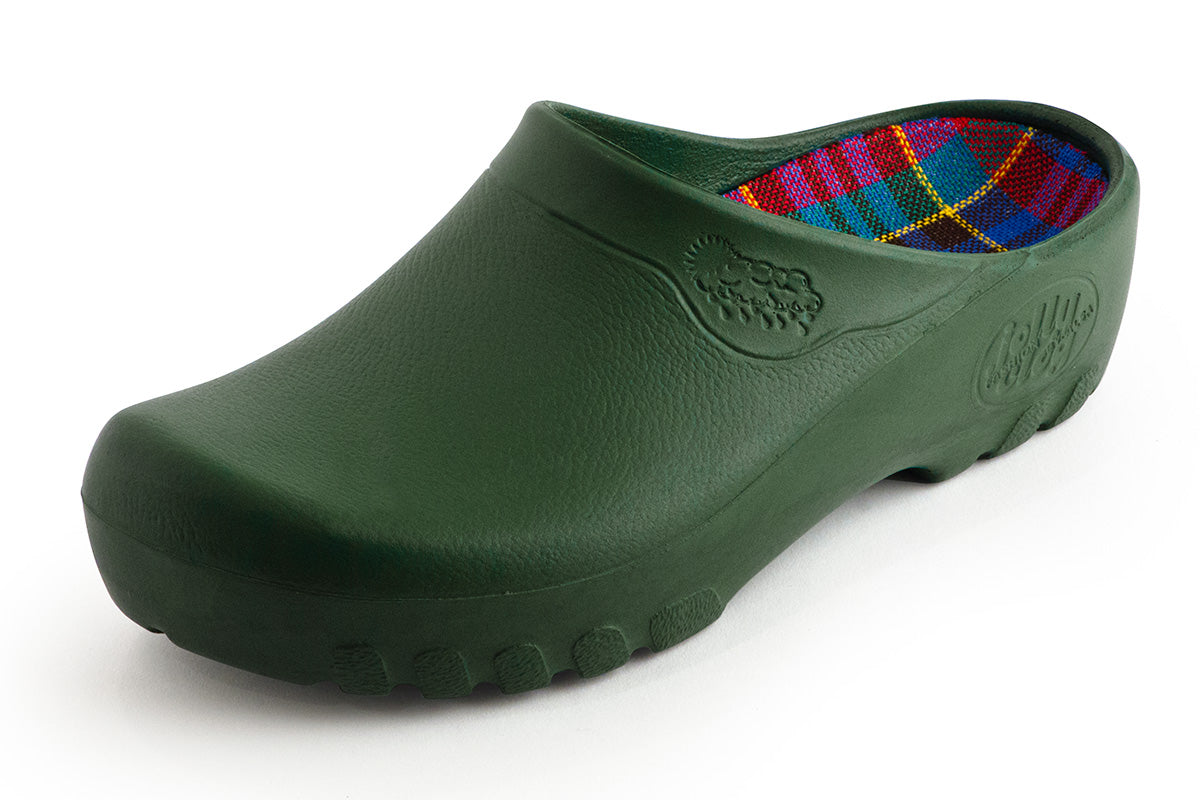 JOLLYS FASHION CLOGS (open-back), GREEN – Gardenclogs.com