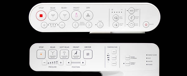 bidet side panel remote side by side comparison