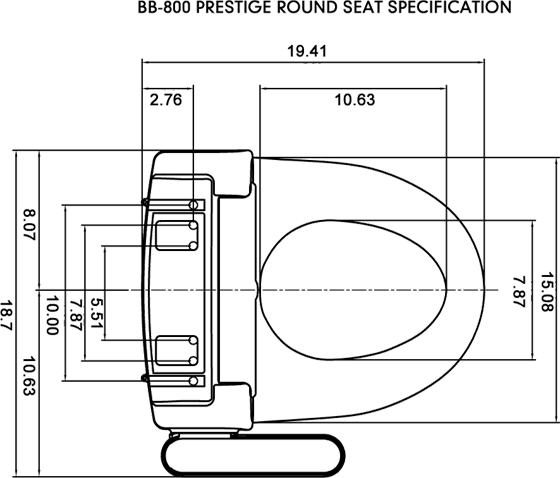 BB-800 Round Measurements