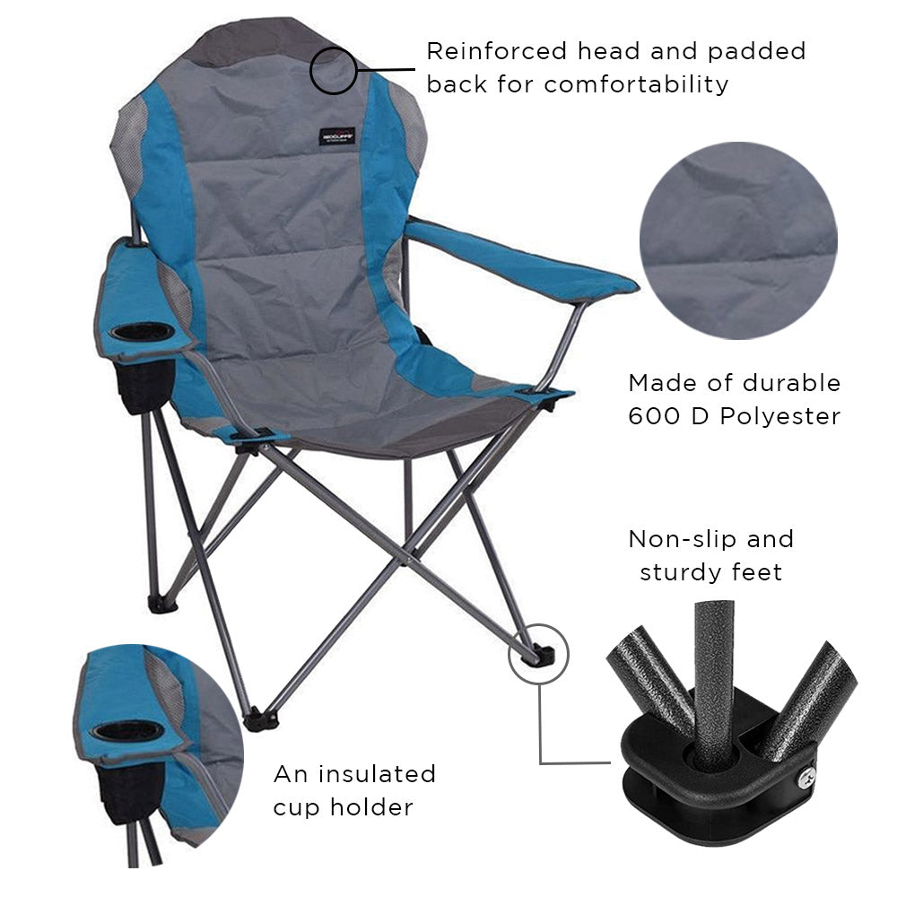 aldi deluxe camping chair with footrest