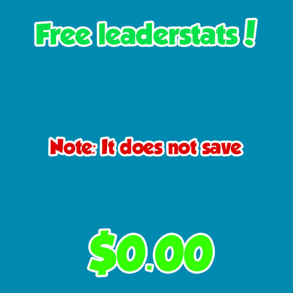 Scripts Rodev Market - leaderstats script roblox