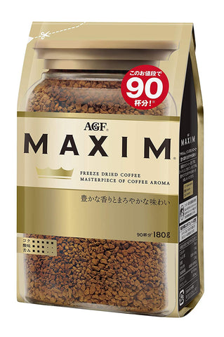 AGF Maxim Japan instant coffee bag 180g (Original Version)