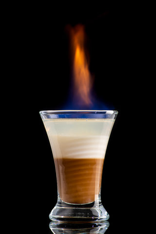 Flaming Spanish Coffee (The American version of Carajillo)
