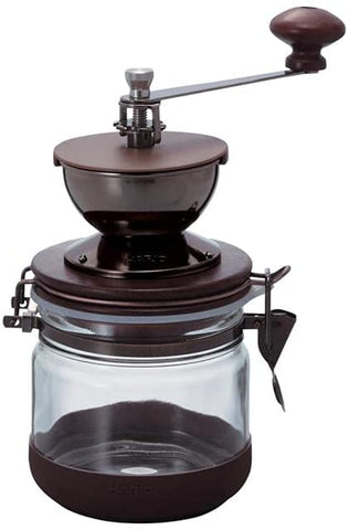 Hario Ceramic Canister Coffee Grinder, Wood