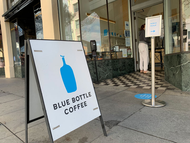 Blue Bottle Coffee shop - inspired by Japan