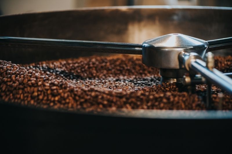 roasting japanese coffee beans