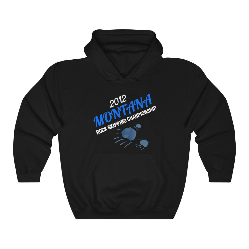 "2012 Montana Rock Skipping Championship" hoodie