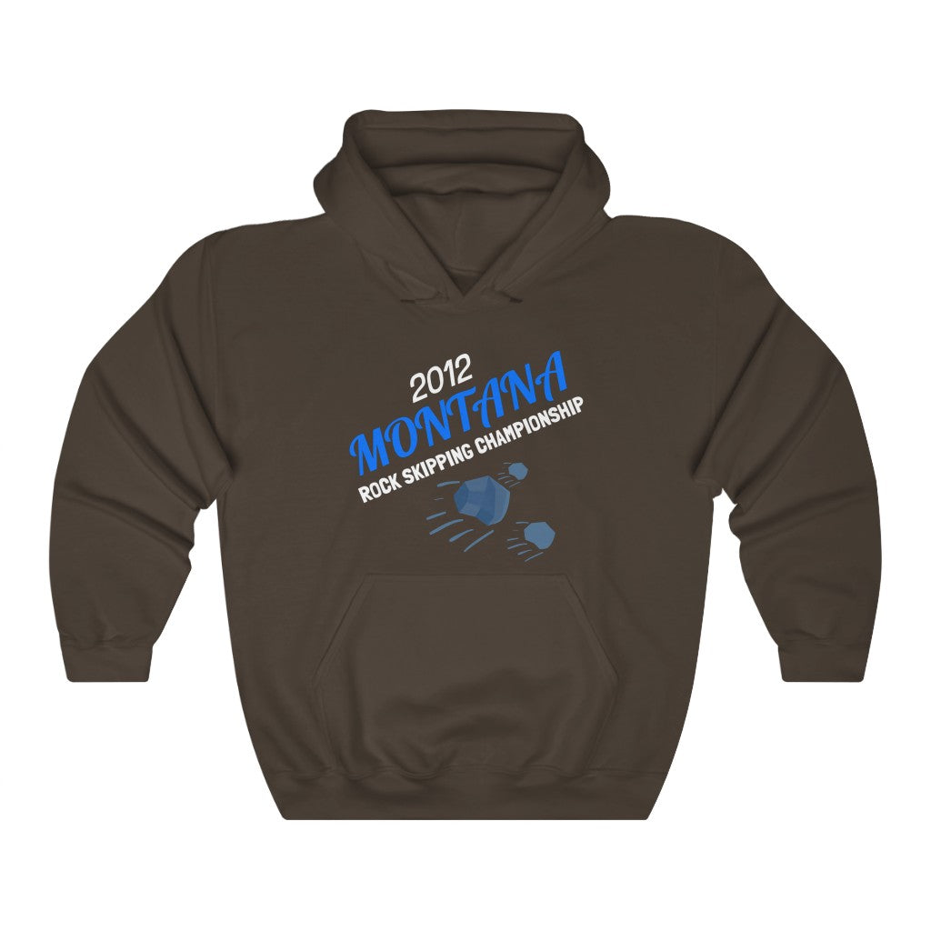 "2012 Montana Rock Skipping Championship" hoodie