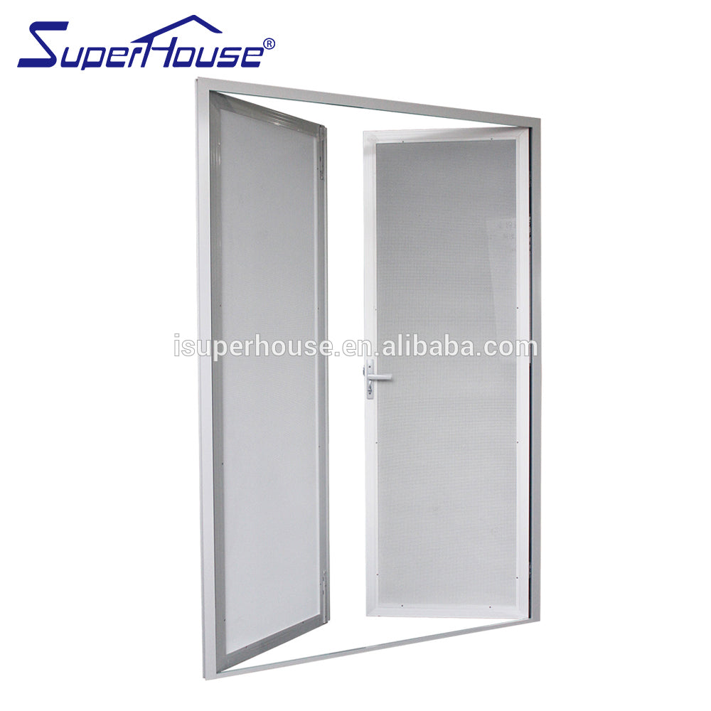 Suerhouse 2021Australia standard AS2047,AS/NZ1288 certificate exterior security screen door|stainless steel anti theft door