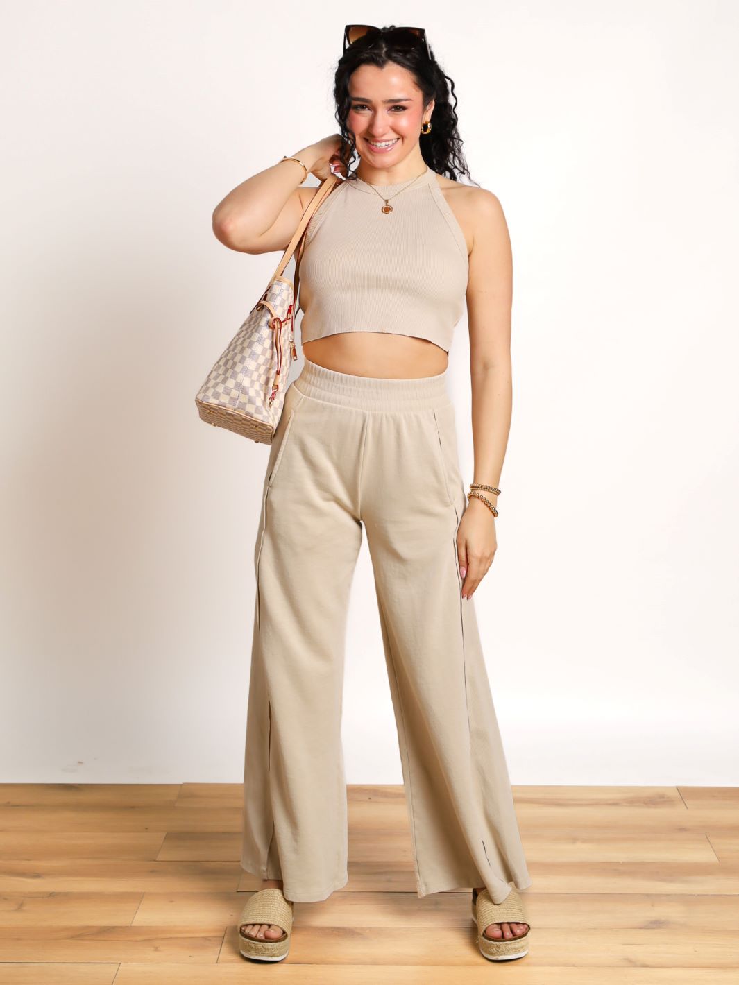 Believe Me Washed Wide Leg Lounge Pants