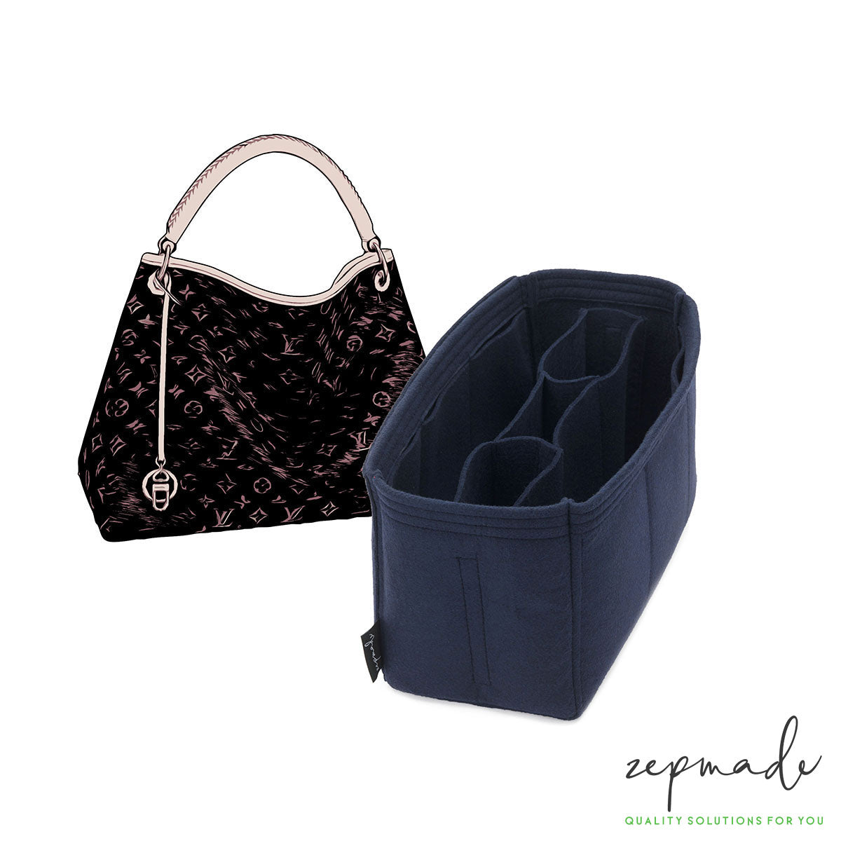 Bag and Purse Organizer with Singular Style for Louis Vuitton Speedy Style