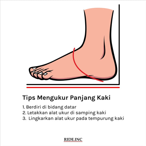 Tips Ukur Kaki