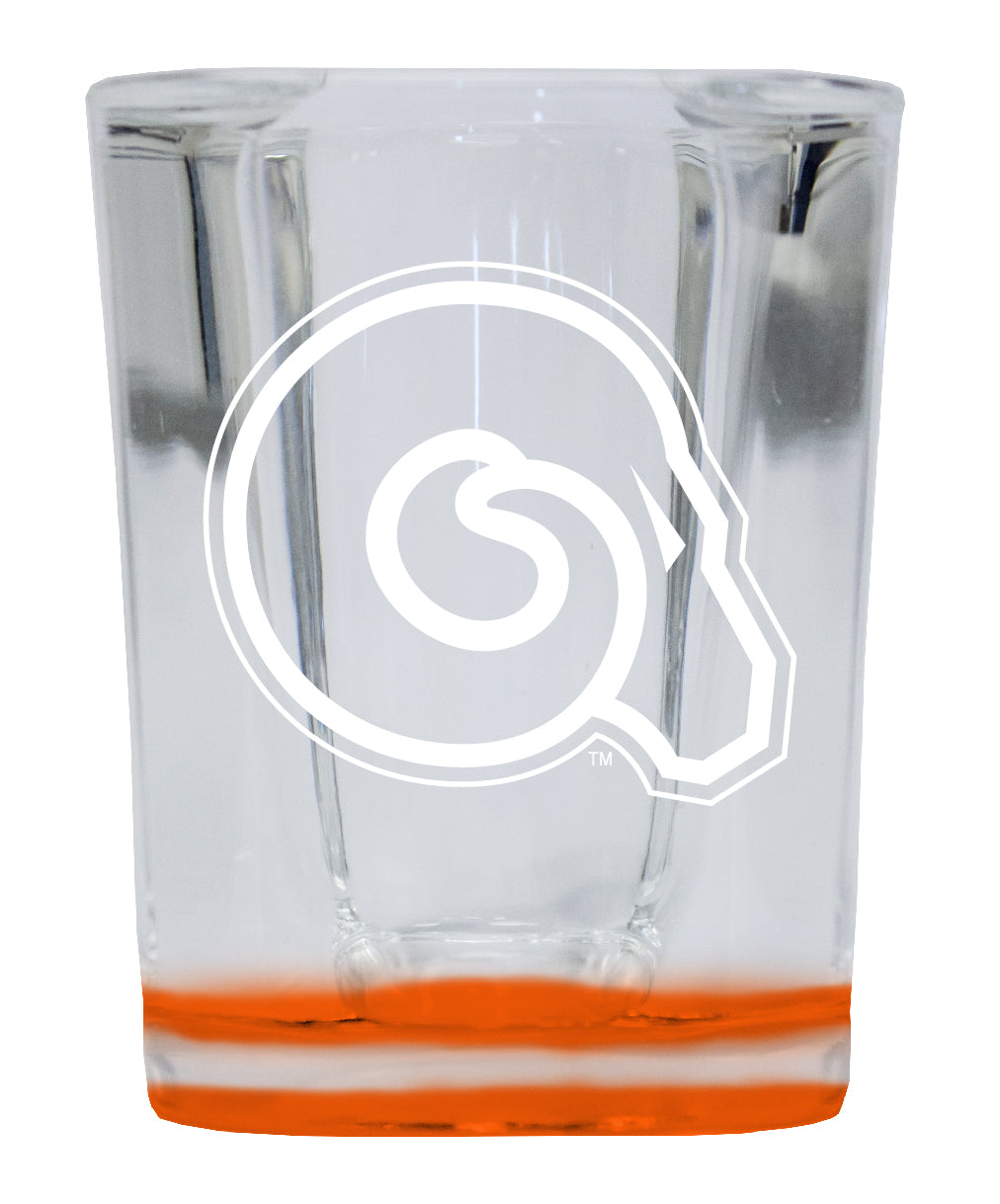 Albany State University 2 Ounce Engraved Shot Glass Square Officially Licensed Collegiate Product