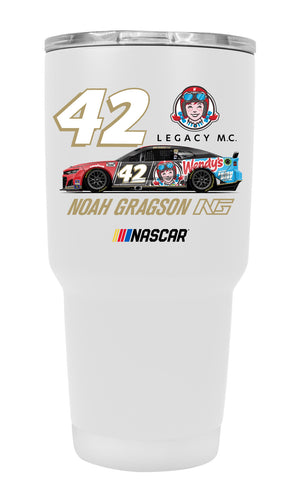 Personalized Custom Nascar #5 Kyle Larson 16 oz Stainless Steel Tumbler Car  Design with Customizable Name or Message (White)