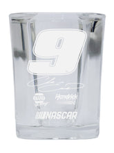 Load image into Gallery viewer, Chase Elliott NASCAR #9 Etched Square Shot Glass
