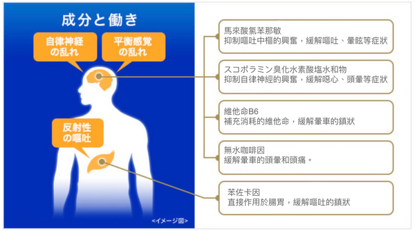 白兔牌暈車藥的有效成分