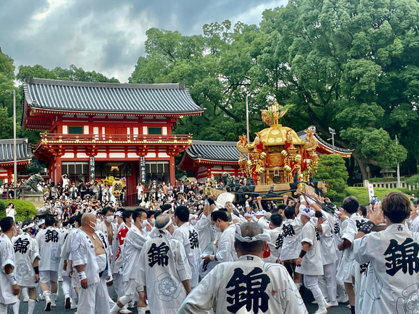 Mikoshi tour of the Gion Festival