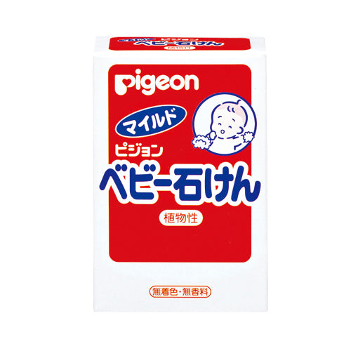 Pigeon貝親 嬰兒植物性潤膚皂 - 90g
