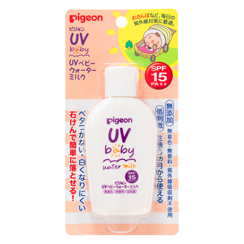 Pigeon貝親 嬰兒水性防曬乳 SPF15・PA++　60g