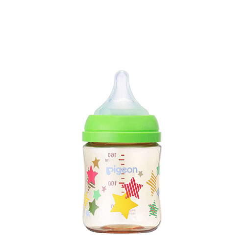 Pigeon貝親 母乳實感 PPUS寬口奶瓶80mL/160mL/240mL - 星星 160mL