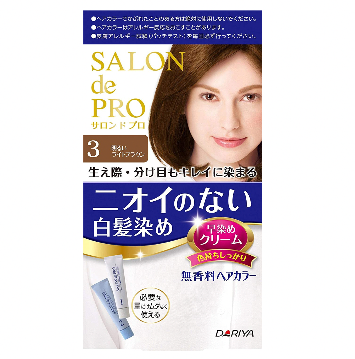 SALON De PRO 染髮膏 3 號