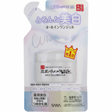 【醫藥部外品】SANA莎娜 豆乳美肌 藥用凈白多効保濕凝膠 100g - 補充包