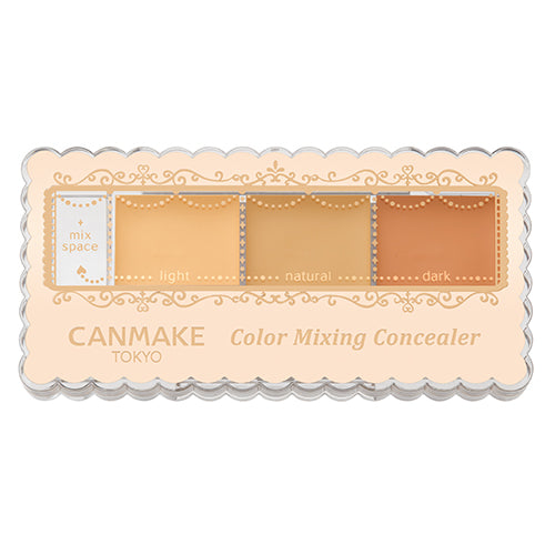 CANMAKE 全方位保濕三色混合遮瑕膏組 - 03 橘米膚色
