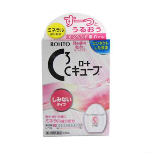 【第3類醫藥品】ROHTO樂敦 C3粉色 隱形眼鏡眼藥水   13ml/瓶 清涼感0