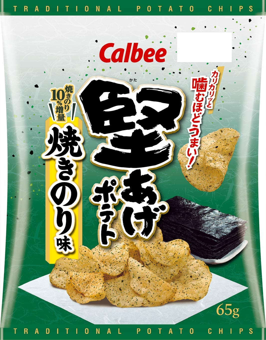 Calbee 卡樂比 硬脆口感洋芋片 海苔 65g