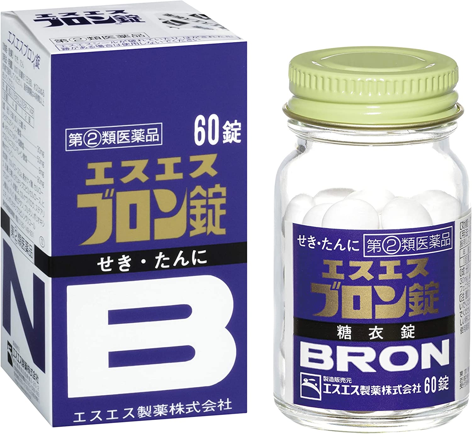 SS製藥 小白兔 BRON  化痰止咳藥丸【指定第２類醫藥品】 - 84錠