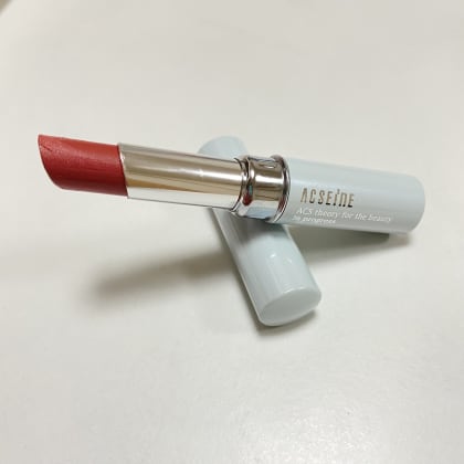 ACSEINE  低刺激彩妝 保濕口紅 共25色 - 【20】艷紅珠光粉
