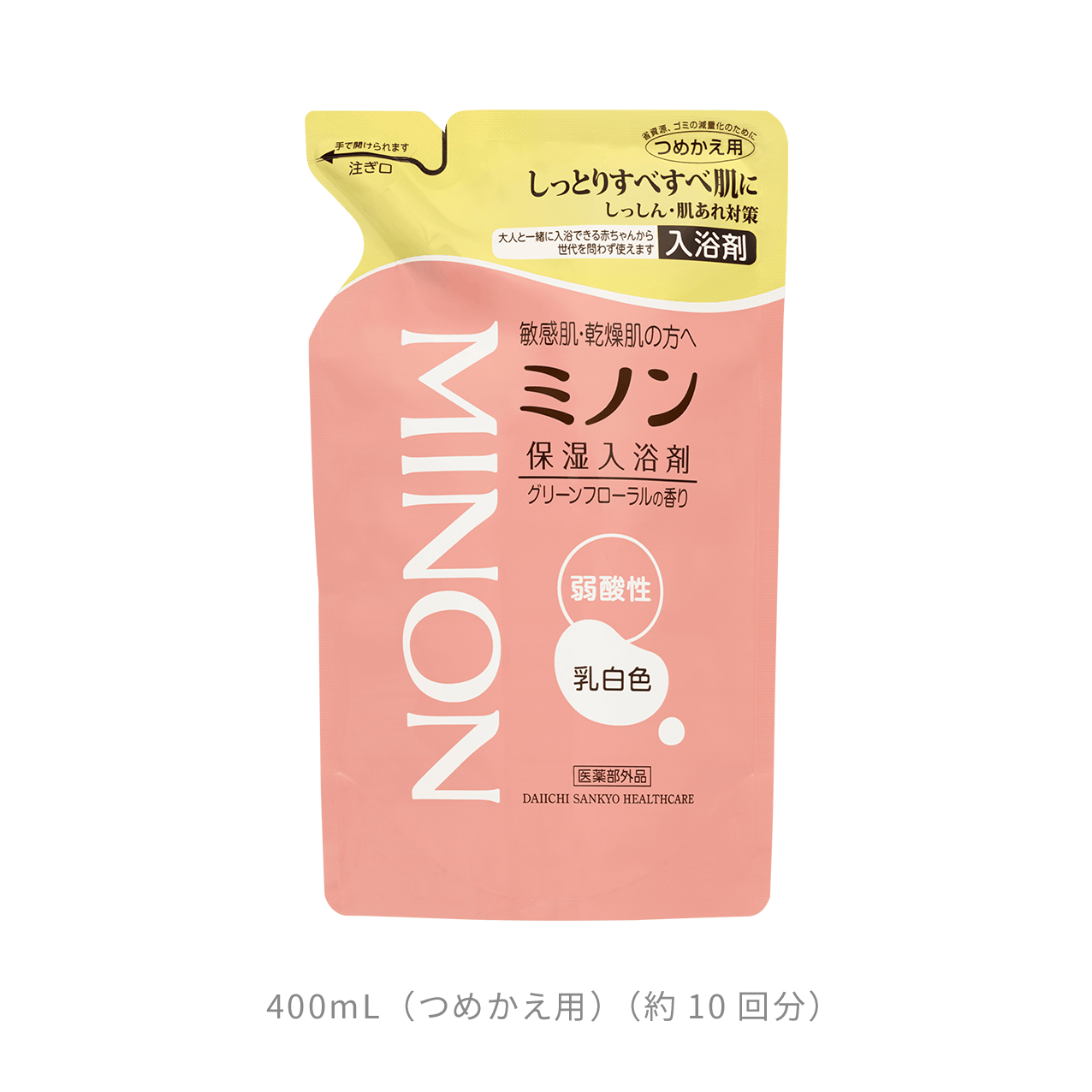 【醫藥部外品】MINON藥用保濕入浴劑 - 補充包400ml